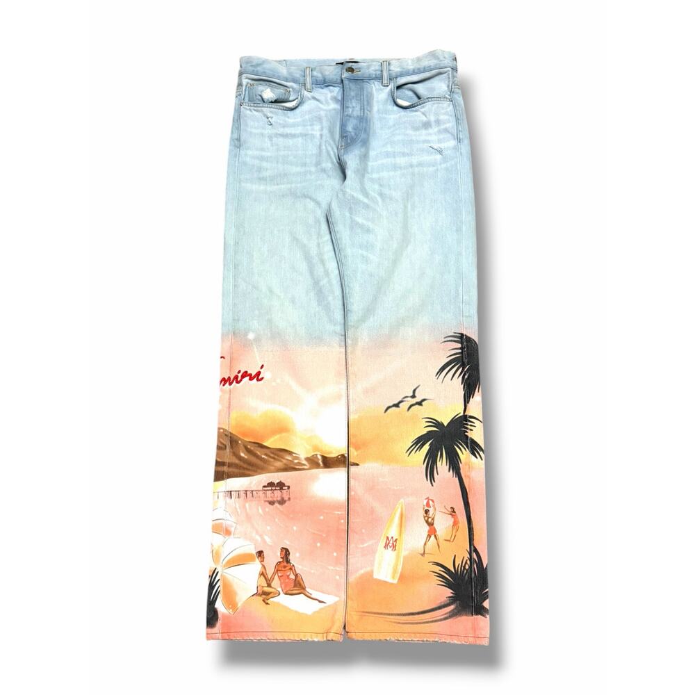 Amiri Resort Club Straight Jeans | Size 33W